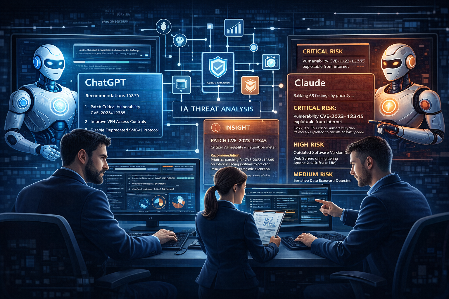 Correlación avanzada de hallazgos con IA